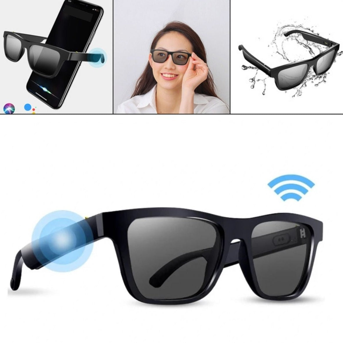 Gafas Inteligentes Bluetooth Micrófono